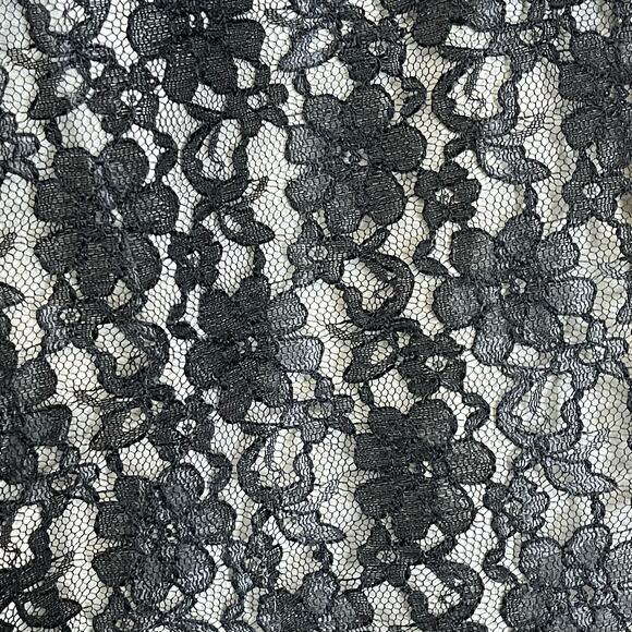 Worthington black lace pant lined formal witchy romantic goth whimsygoth size 10 - Picture 4 of 4